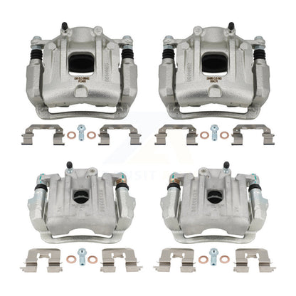 Brake Caliper Front Rear Kit For Hyundai Santa Fe Kia Sorento With Metal Piston