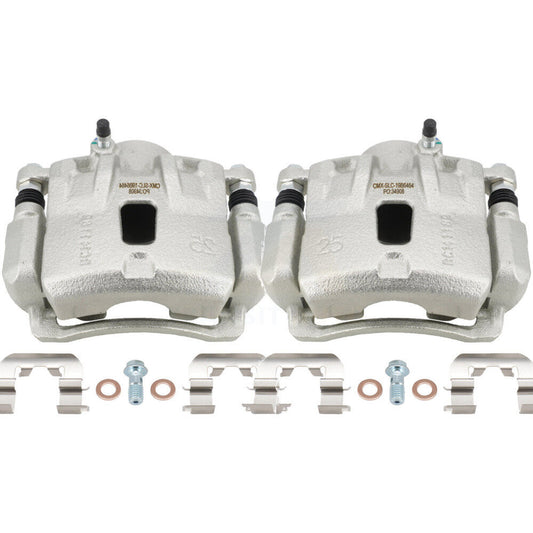 Brake Caliper Left Right (Driver Passenger) Front Kit For Hyundai Elantra Coupe