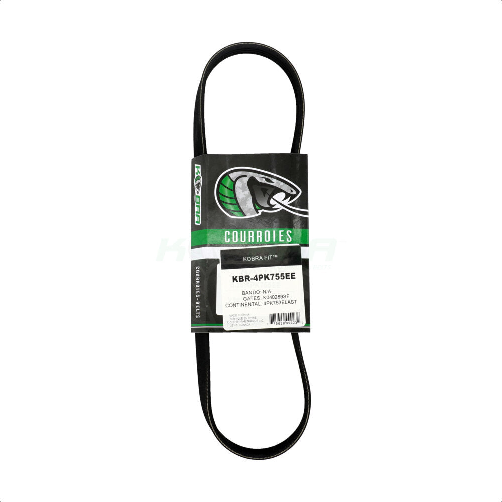 Serpentine Belt Air Conditioning KBR-4PK755EE For 2008-2015 Smart Fortwo