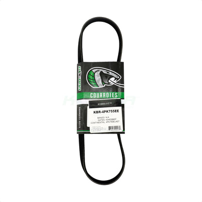 Serpentine Belt Air Conditioning KBR-4PK755EE For 2008-2015 Smart Fortwo