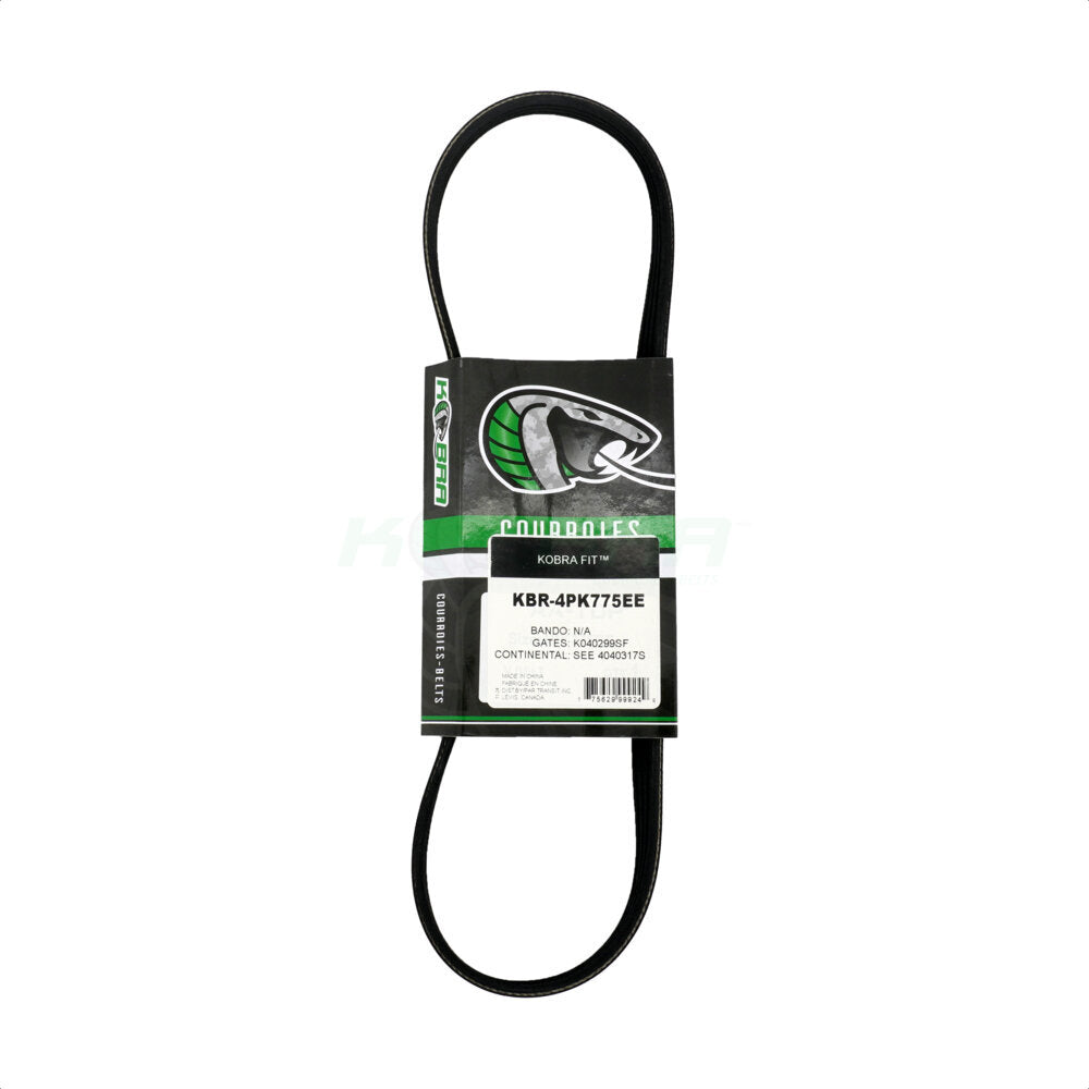 Serpentine Belt Air Conditioning KBR-4PK775EE For 2013-2015 Chevrolet Spark