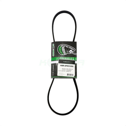 Serpentine Belt KBR-4PK932EE For Ford F-150 Explorer Mitsubishi Outlander Taurus