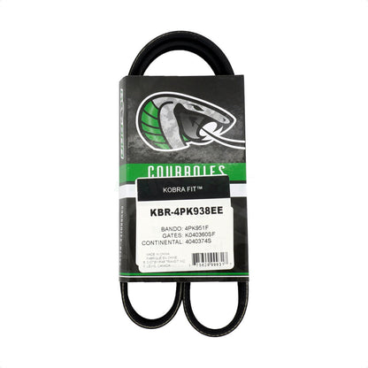 Serpentine Belt Power Steering KBR-4PK938EE For Ford Edge Chrysler Sebring MKX