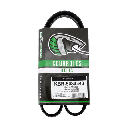 Serpentine Belt Main Drive KBR-5030343 For 2015-2021 Lexus NX300h