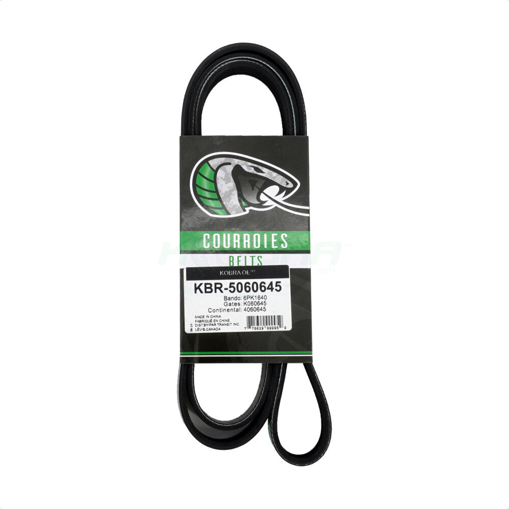 Serpentine Belt KBR-5060645 For Chevrolet Corvette Subaru Outback International