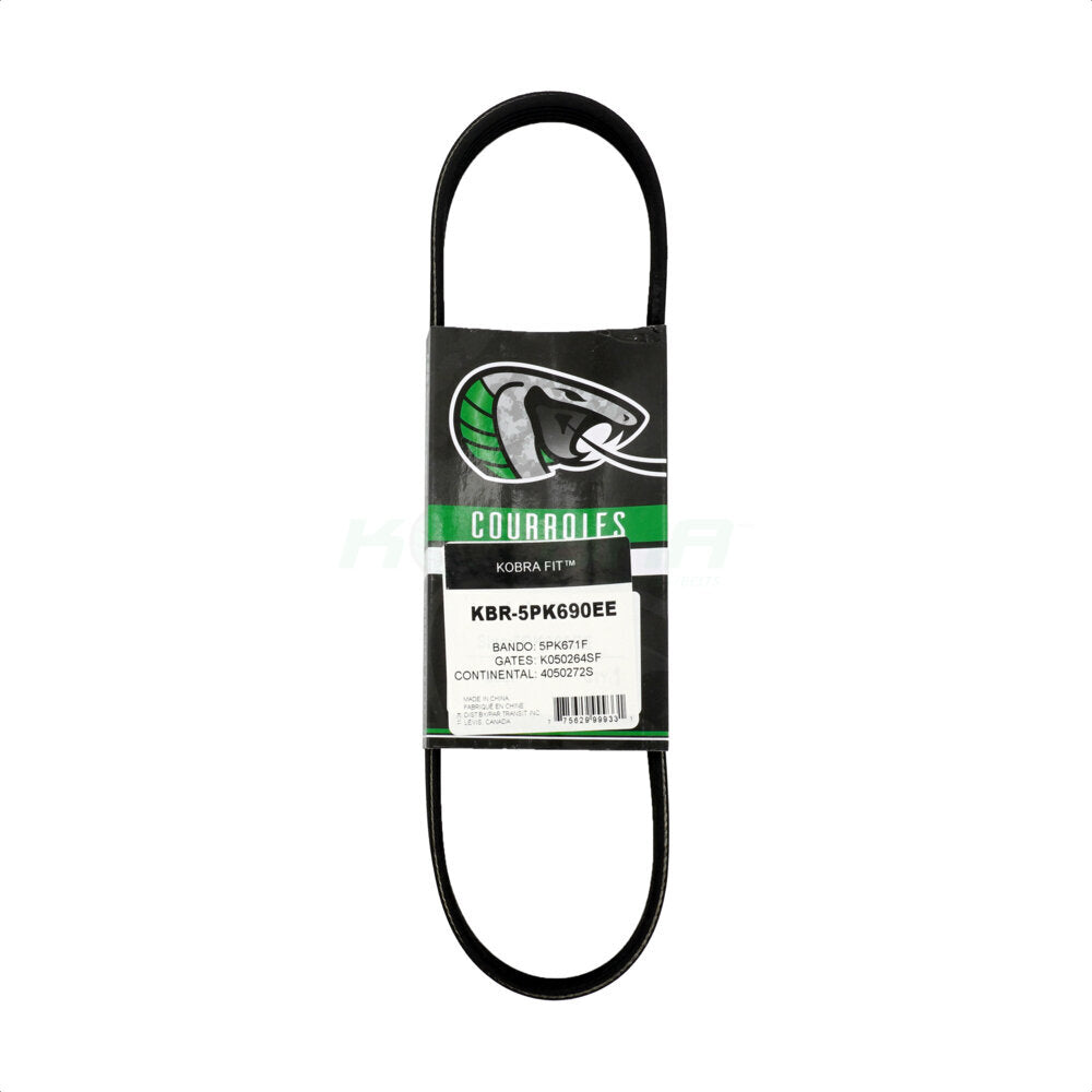 Serpentine Belt KBR-5PK690EE For Mazda 3 Ford Fiesta 5