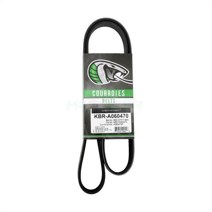 Serpentine Belt Main Drive KBR-A060470 For BMW X3 X5 Nissan Juke X4 X6 M340i X7