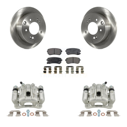 Disc Brake Caliper Rotors And Ceramic Pads Rear Kit For Kia Forte Koup Forte5