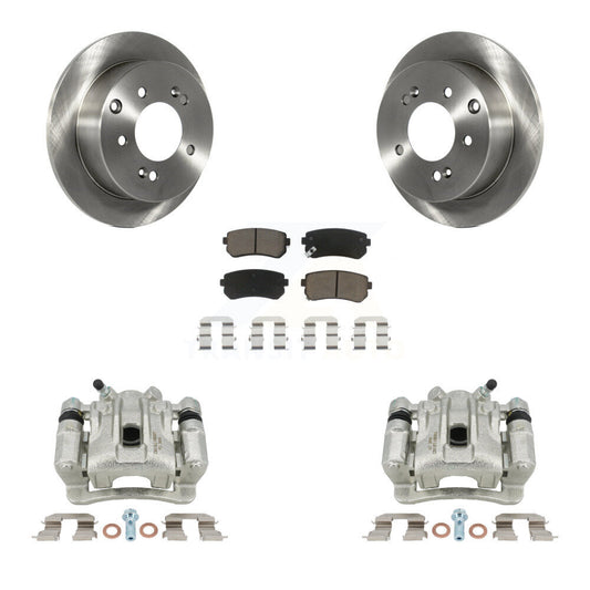 Disc Brake Caliper Rotors And Ceramic Pads Rear Kit For Kia Forte Koup Forte5