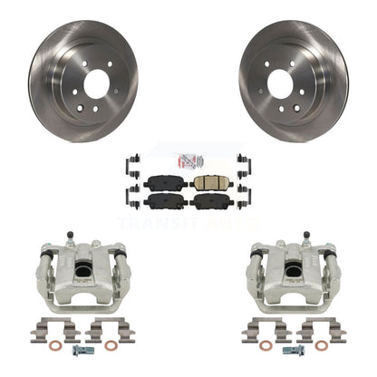 Brake Caliper Rotor And Ceramic Pad Rear Kit For Nissan Rogue Sport Qashqai LEAF
