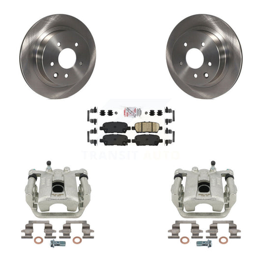 Brake Caliper Rotor And Ceramic Pad Rear Kit For Nissan Rogue Sport Qashqai LEAF