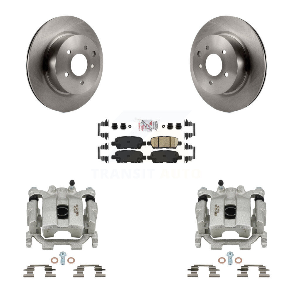 Disc Brake Caliper Rotors And Ceramic Pads Rear Kit For Nissan Maxima