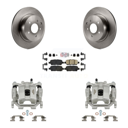 Disc Brake Caliper Rotors And Ceramic Pads Rear Kit For Nissan Maxima