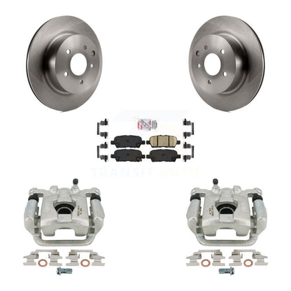 Disc Brake Caliper Rotors And Ceramic Pads Rear Kit For 2019-2022 Nissan Maxima