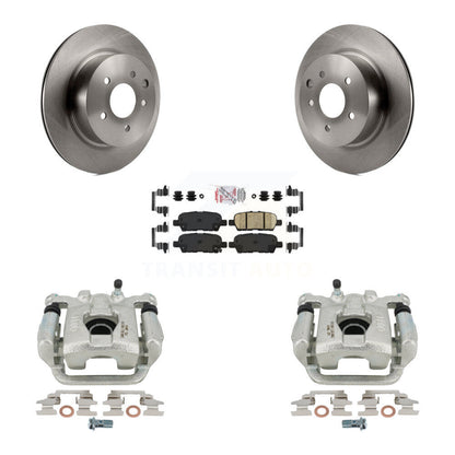 Disc Brake Caliper Rotors And Ceramic Pads Rear Kit For 2019-2022 Nissan Maxima