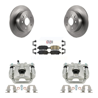 Disc Brake Caliper Rotors And Ceramic Pads Rear Kit For Nissan Sentra Juke