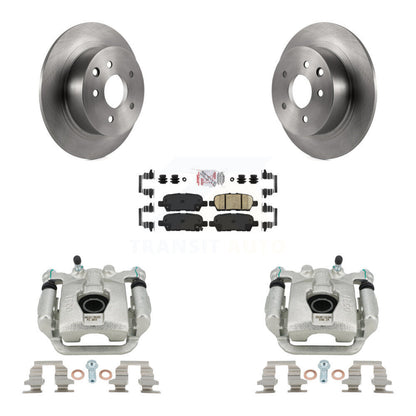 Disc Brake Caliper Rotors And Ceramic Pads Rear Kit For Nissan Sentra Juke