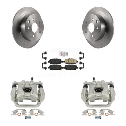 Disc Brake Caliper Rotors And Ceramic Pads Rear Kit For Nissan Altima Maxima
