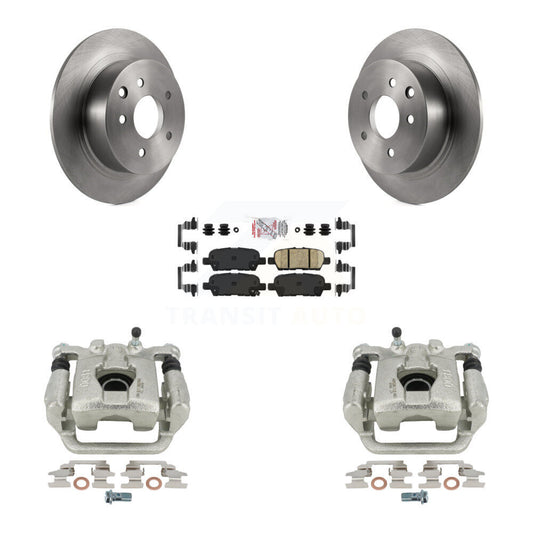 Disc Brake Caliper Rotors And Ceramic Pads Rear Kit For Nissan Altima Maxima
