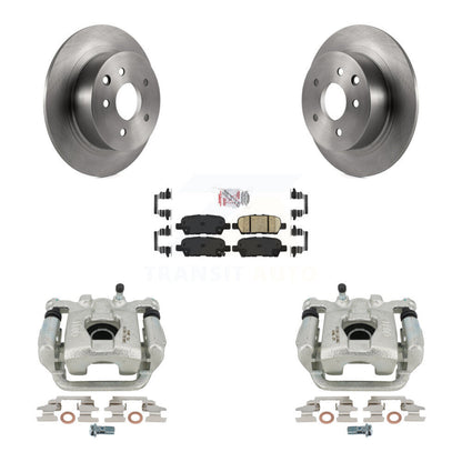 Disc Brake Caliper Rotors And Ceramic Pads Rear Kit For Nissan Altima Maxima