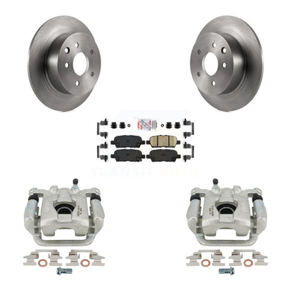 Disc Brake Caliper Rotors And Ceramic Pads Rear Kit For Nissan Altima Maxima