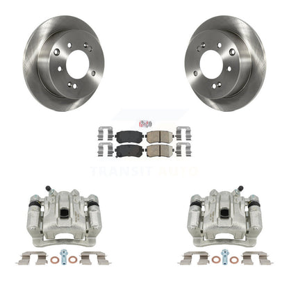 Disc Brake Caliper Rotors And Ceramic Pads Rear Kit For Kia Forte Koup Forte5