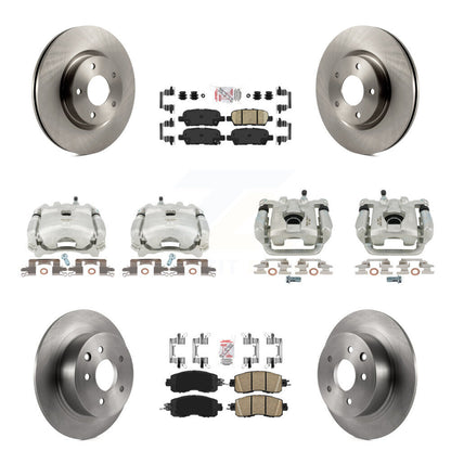 Disc Brake Caliper Rotor And Ceramic Pad Front Rear Kit (10Pc) For Nissan Altima