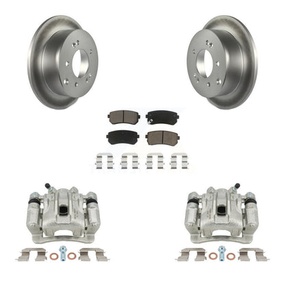 Disc Brake Caliper Coat Rotor And Ceramic Pad Rear Kit For Kia Forte Koup Forte5