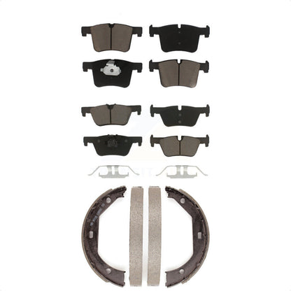 Ceramic Brake Pads And Parking Shoes Front Rear Kit For BMW 320i xDrive 328d