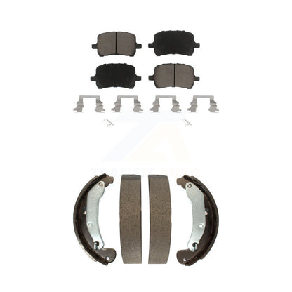 Ceramic Brake Pads And Drum Shoes Front Rear Kit For Chevrolet Cobalt HHR