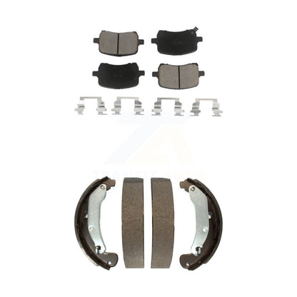 Ceramic Brake Pads Drum Shoes Front Rear Kit For Chevrolet Pontiac Cobalt G5 Ion