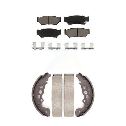 Ceramic Brake Pads Drum Shoes Front Rear Kit For Chevrolet Tracker Suzuki Vitara