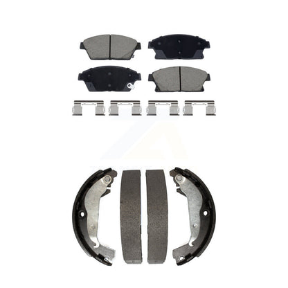Ceramic Brake Pads & Drum Shoes Front Rear Kit For Chevrolet Cruze DIESEL engine