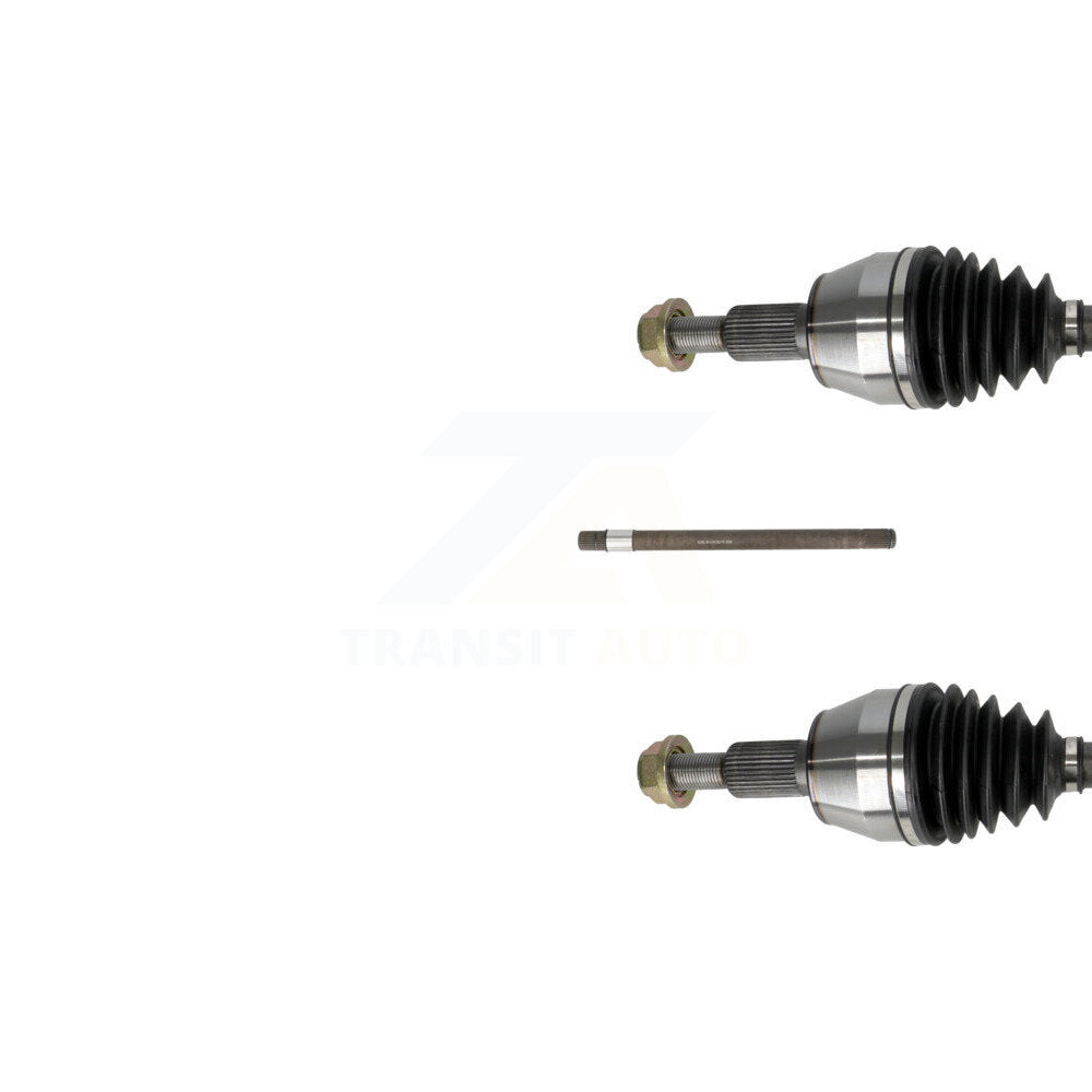 CV Axle Shaft & Intermediate Front Kit For Ram Dakota Mitsubishi Raider