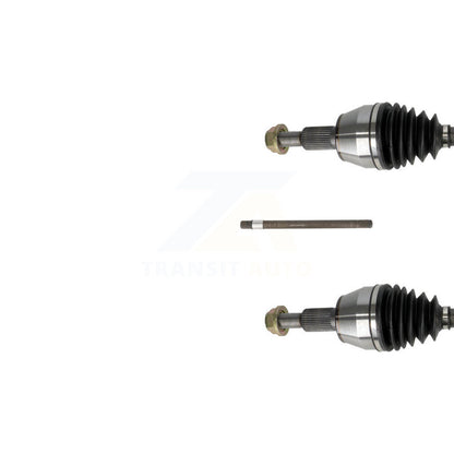 CV Axle Shaft & Intermediate Front Kit For Ram Dakota Mitsubishi Raider