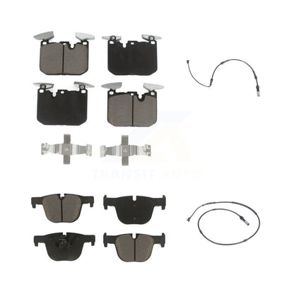 Ceramic Brake Pads Wear Sensor Front Rear Kit For BMW 340i xDrive 435i 440i Gran