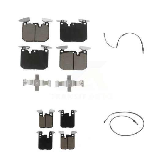 Ceramic Brake Pads Wear Sensor Front Rear Kit For BMW 340i xDrive 435i 440i Gran