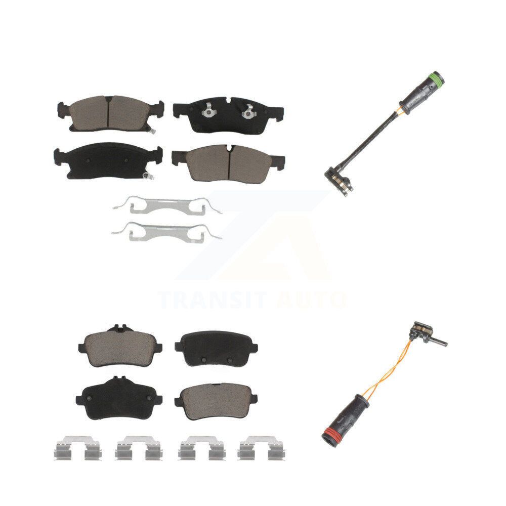 Ceramic Disc Brake Pad Wear Sensor Front Rear Kit For Mercedes-Benz GLE400 GL350