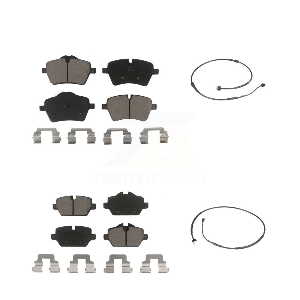 Ceramic Brake Pads Wear Sensor Front Rear Kit For Mini Cooper Countryman Paceman