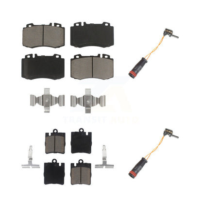 Ceramic Brake Pads Wear Sensor Front Rear Kit For Mercedes-Benz C230 SLK350 C320