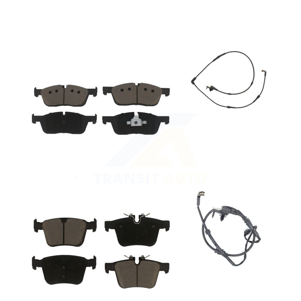 Ceramic Disc Brake Pad Wear Sensor Front Rear Kit For Land Rover Discovery Sport