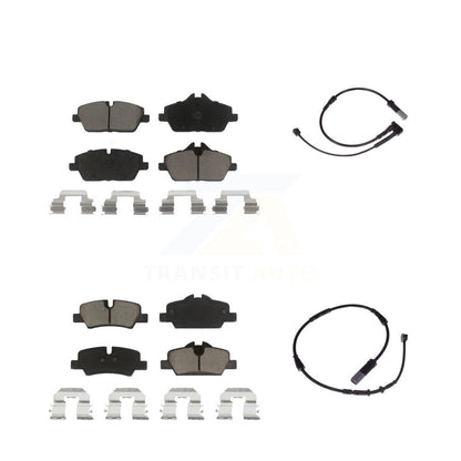 Ceramic Disc Brake Pads And Wear Sensors Front Rear Kit For Mini Cooper
