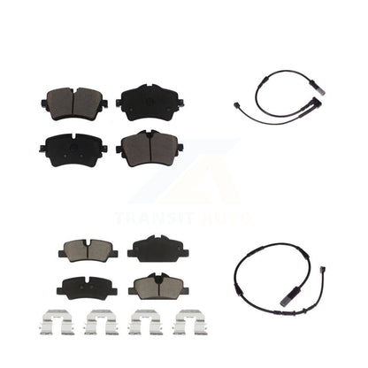 Ceramic Disc Brake Pads And Wear Sensors Front Rear Kit For Mini Cooper