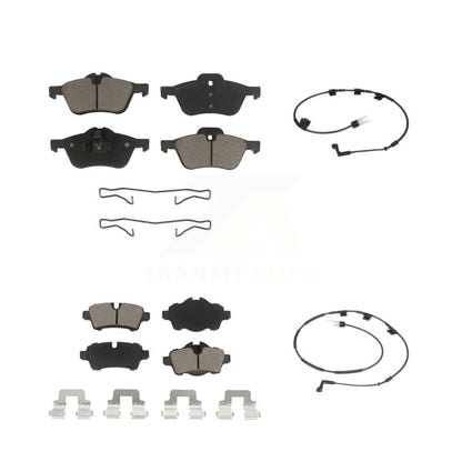 Ceramic Disc Brake Pads And Wear Sensors Front Rear Kit For Mini Cooper