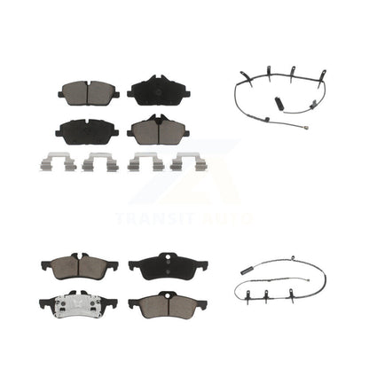 Ceramic Disc Brake Pads And Wear Sensors Front Rear Kit For Mini Cooper