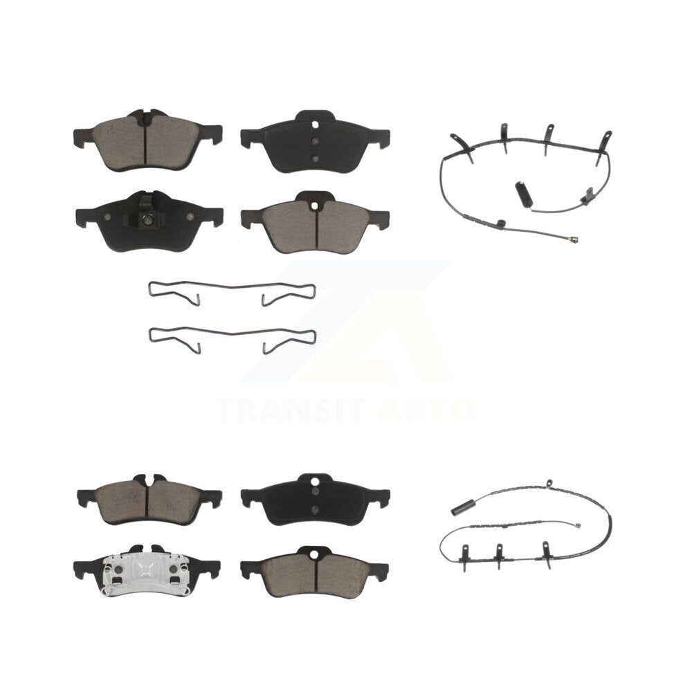 Ceramic Disc Brake Pads And Wear Sensors Front Rear Kit For Mini Cooper