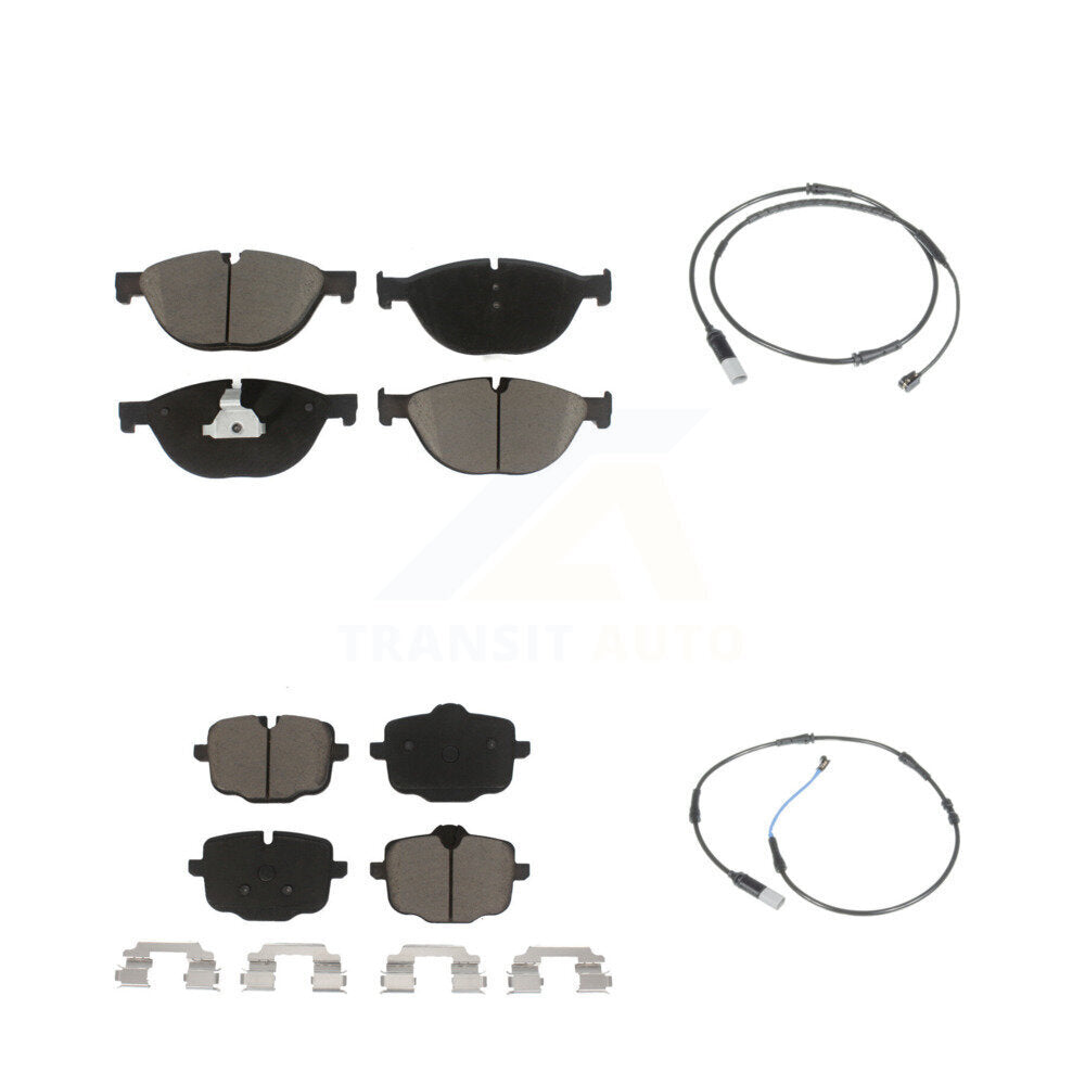 Ceramic Brake Pad Wear Sensor Front Rear Kit For BMW 650i xDrive Gran Coupe 550i