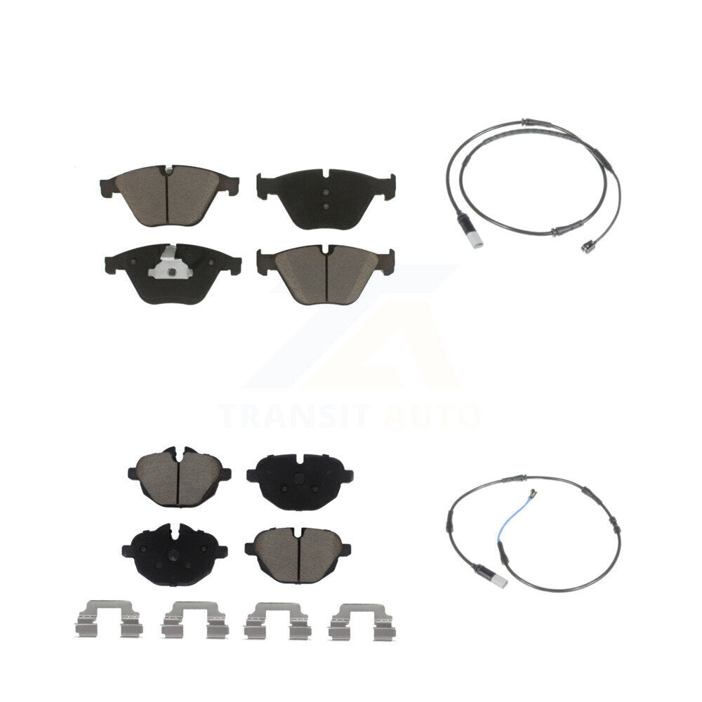 Ceramic Brake Pad Wear Sensor Front Rear Kit For BMW 535i 528i 535d ActiveHybrid