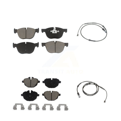 Ceramic Disc Brake Pads And Wear Sensor Front Rear Kit For 2016-2018 BMW X4 M40i