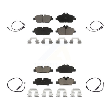 Ceramic Disc Brake Pads And Wear Sensors Front Rear Kit For Mini Cooper